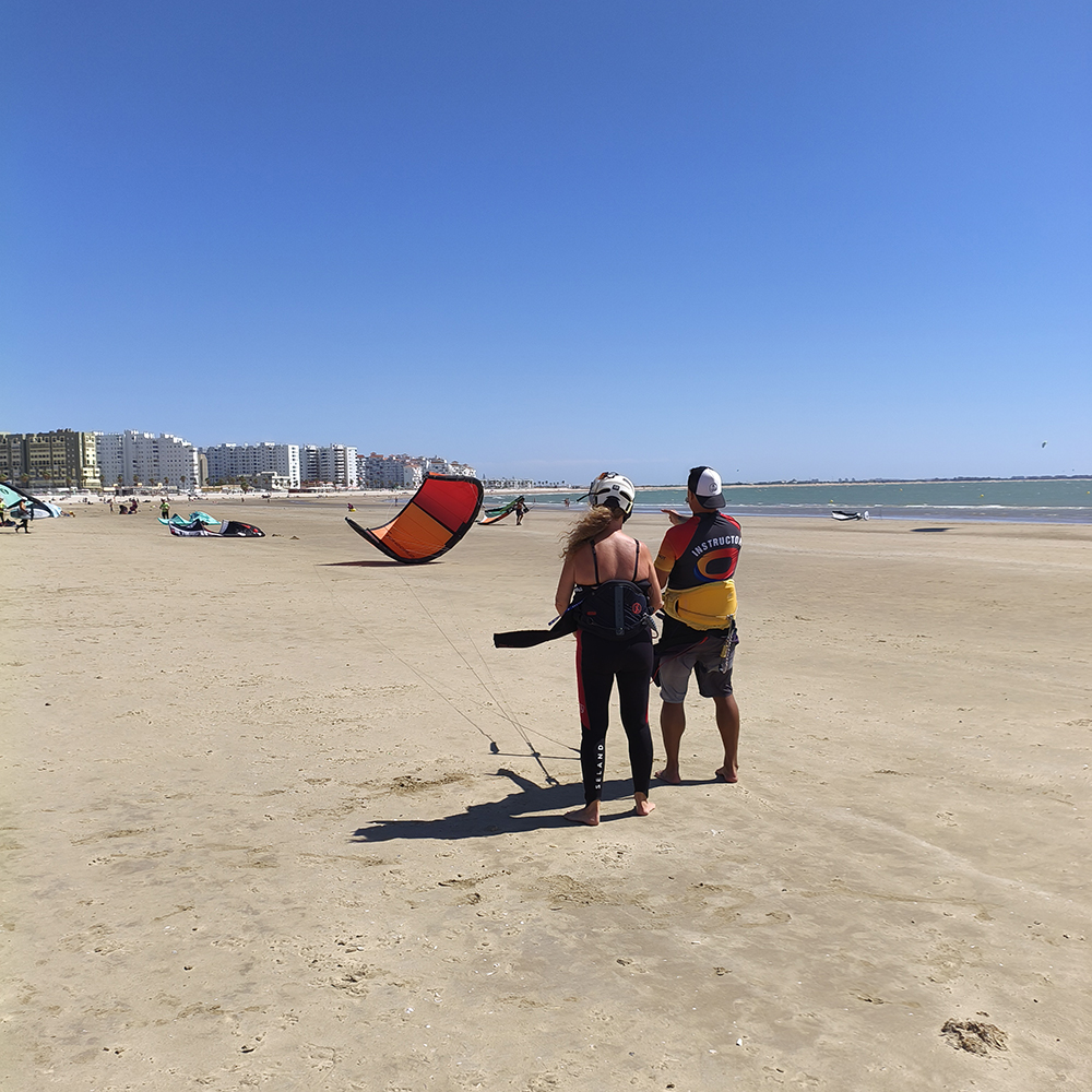 Curso kitesurf Valdelagrana